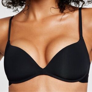 Pepper Zero-G Wirefree Lift Up Bra  36B Black Wireless Push-up Bra; NEW
